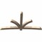 Ekena Millwork Davenport Smooth Timber Gable Bracket, Douglas Fir, 108"W x 58"H x 5 1/2"D x 5 1/2"F, 13/12 Pitch GBW108X58X0606DAV00SDF - alternate 4